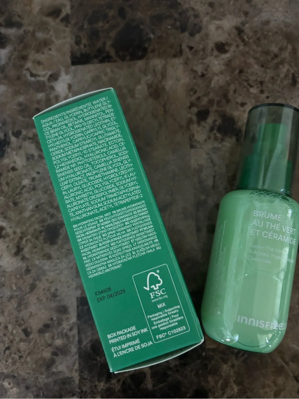 InnIsFree green tea